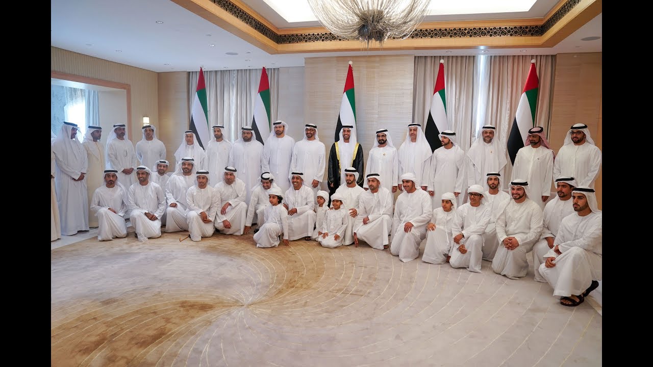 محمد بن راشد ومحمد بن زايد والشيوخ يحضرون أفراح المهيري والقرقاوي