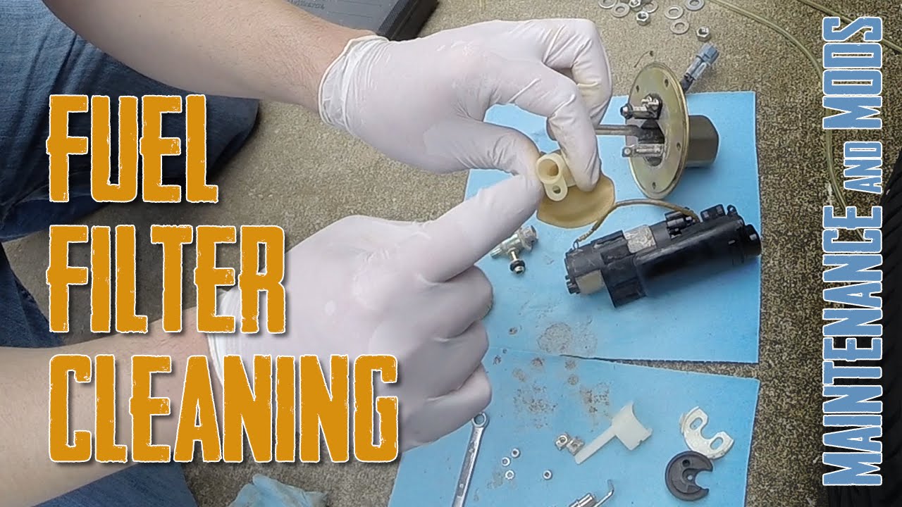 How to clean fuel filter / pump - Suzuki SV1000 and SV650
