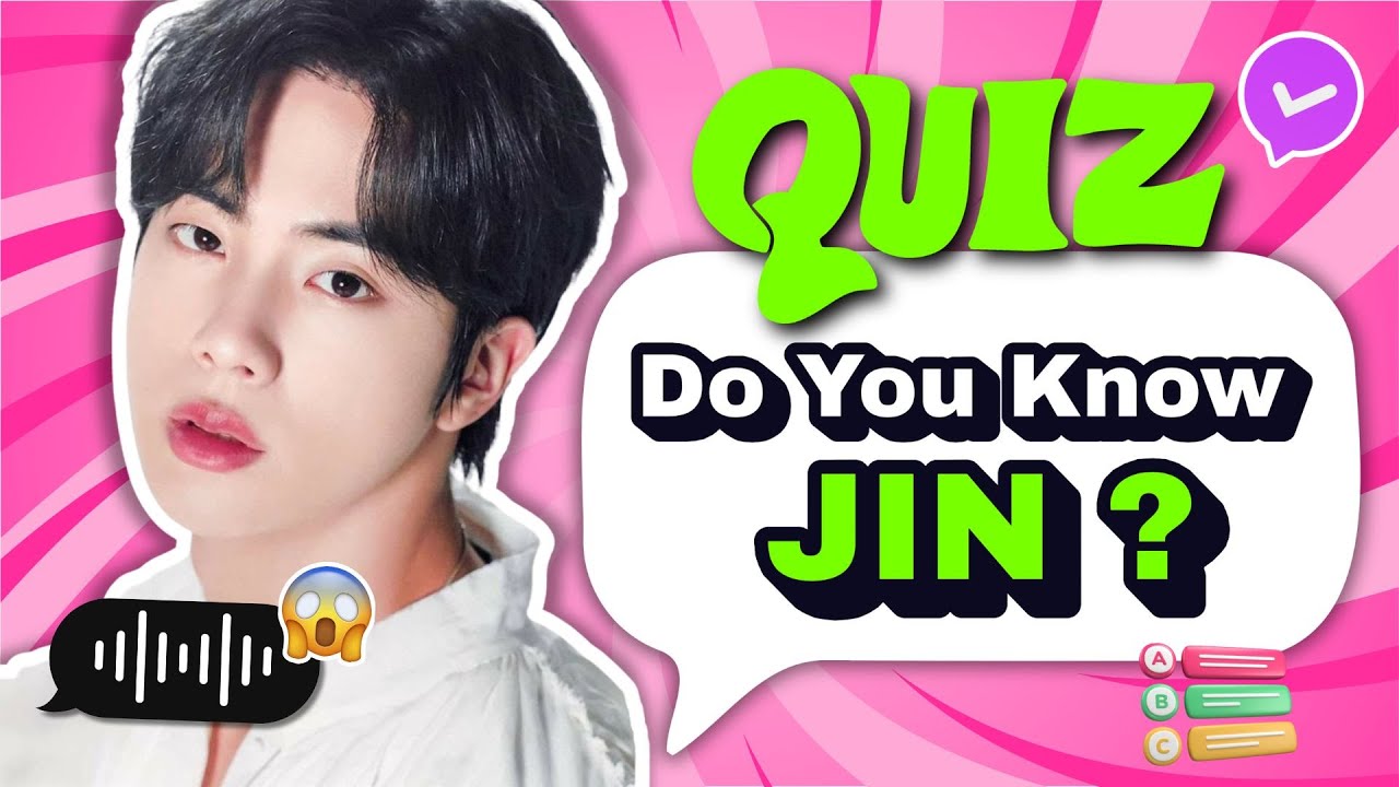 Тест на Джина из BTS | Насколько хорошо ты знаешь Джина? 🤔