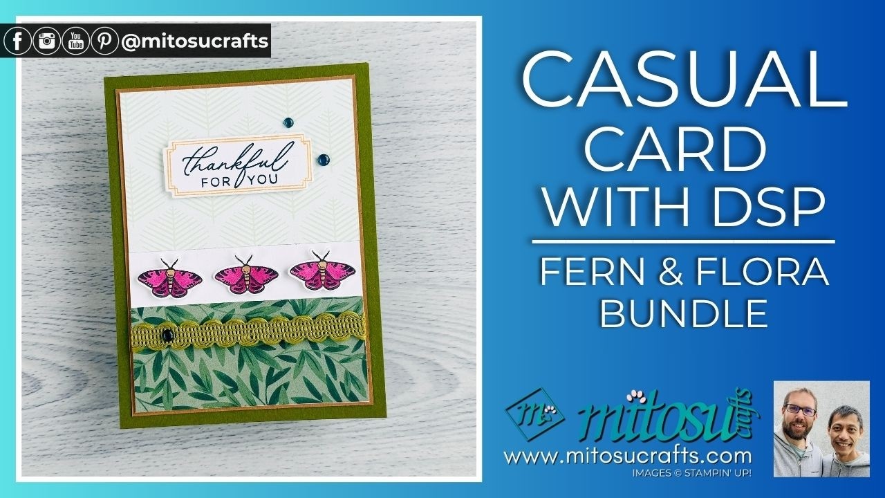 🔴 1st April 2026 Cardmaking and Papercraft LIVE Demonstration using Stampin' Up! Products