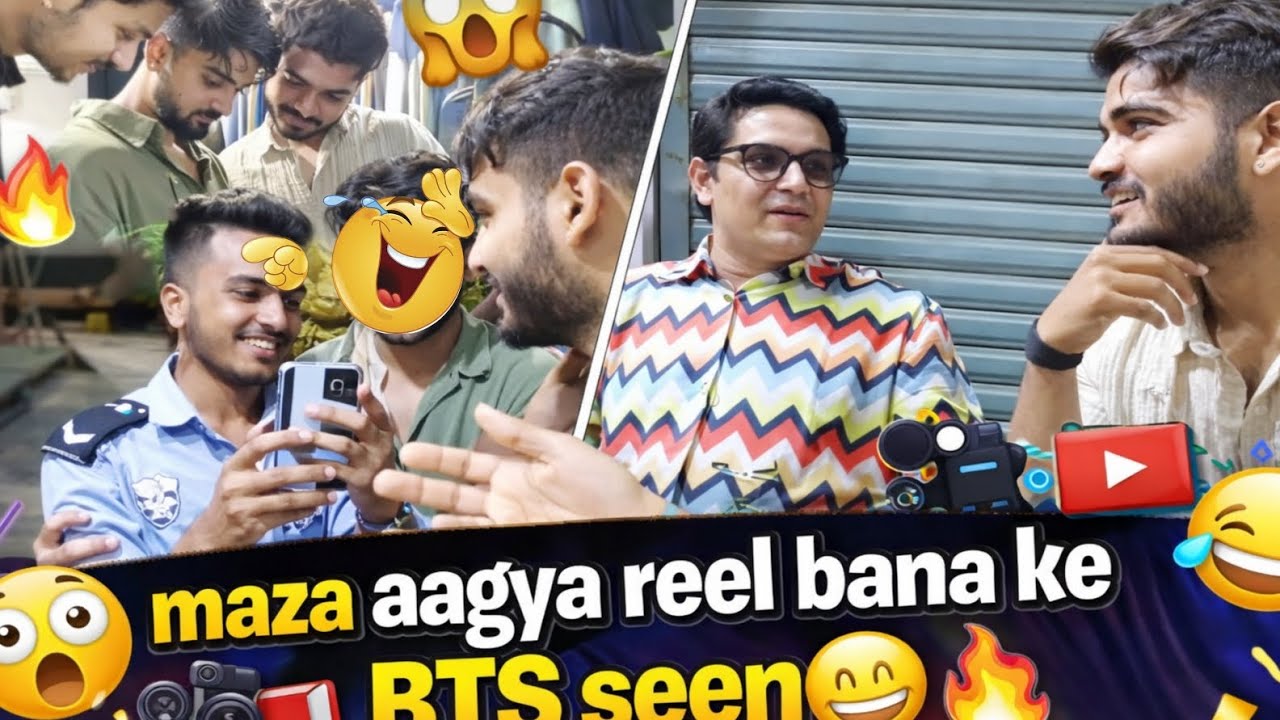 Maza aagya reel bana ke🤣(BTS seen)