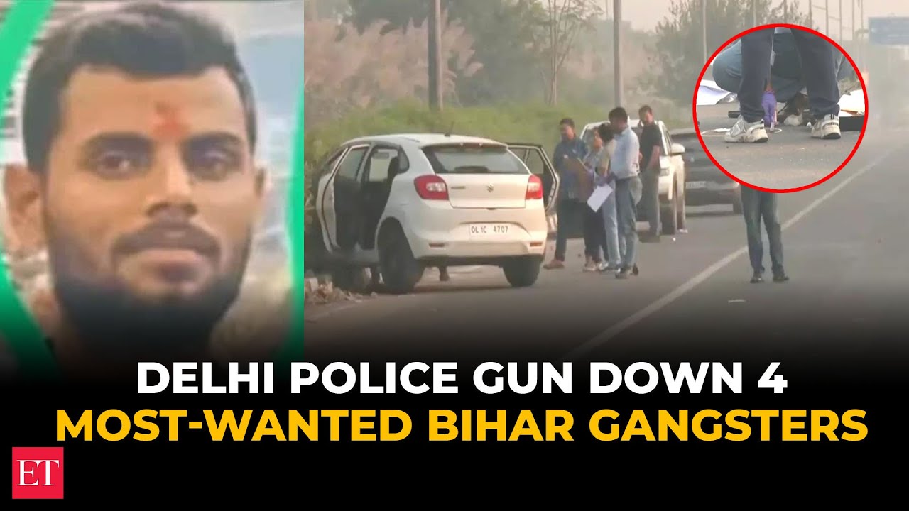 Delhi encounter: 4 most-wanted Bihar gangsters gunned down in joint police operation