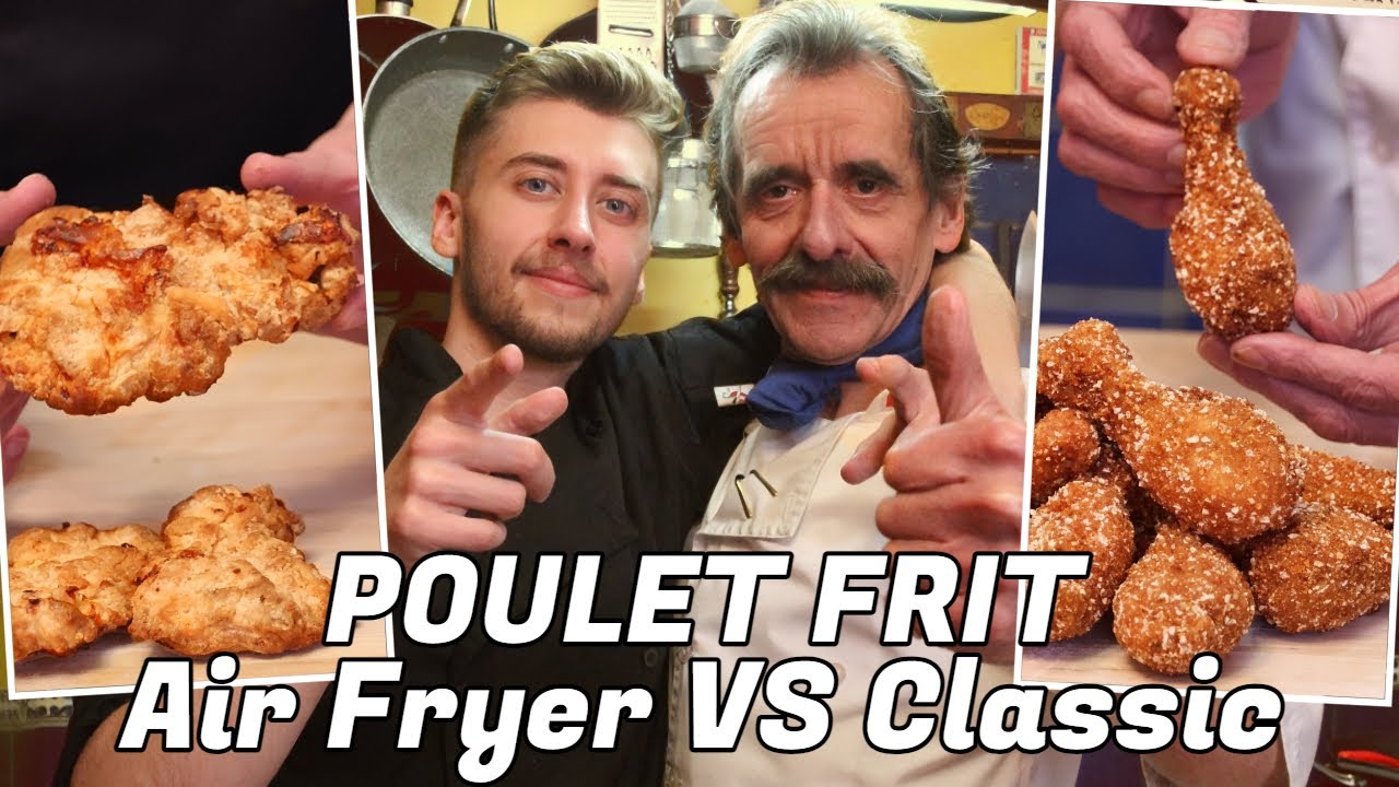 POULET FRIT AIR FRYER VS CLASSIQUE | Deux recettes rapides, faciles et économiques