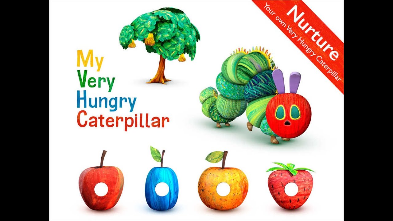 My Very Hungry Caterpillar Part 1 - Best iPad app demo for kids - Ellie