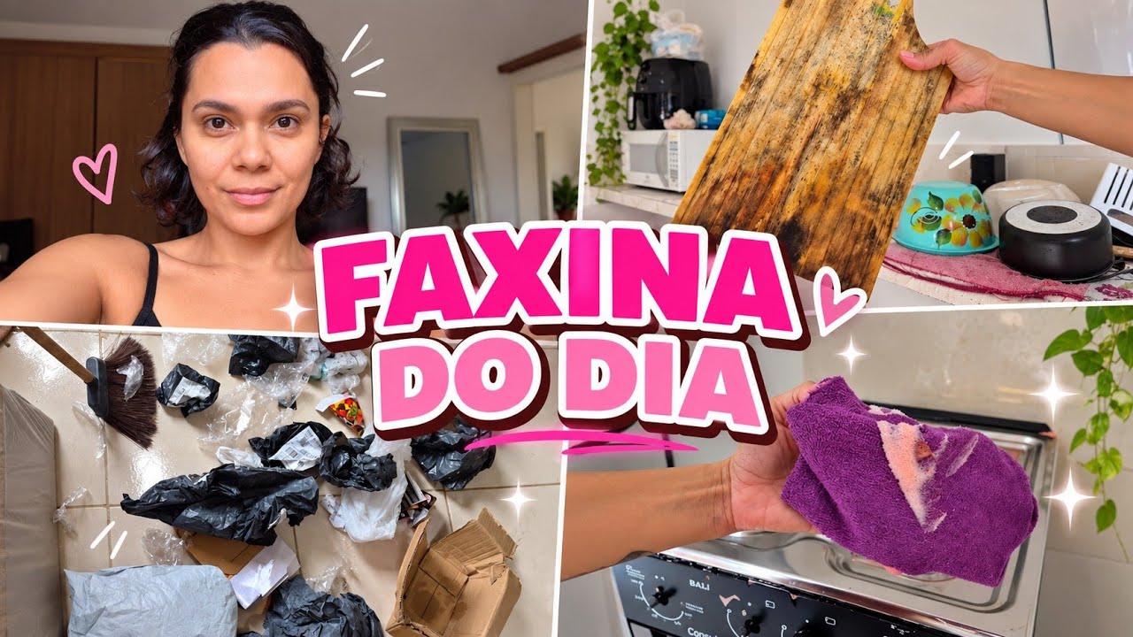 FAXINA NA CASA PARA RECEBER O ARMÁRIO NOVO CHEGA DE BAGUNÇA 