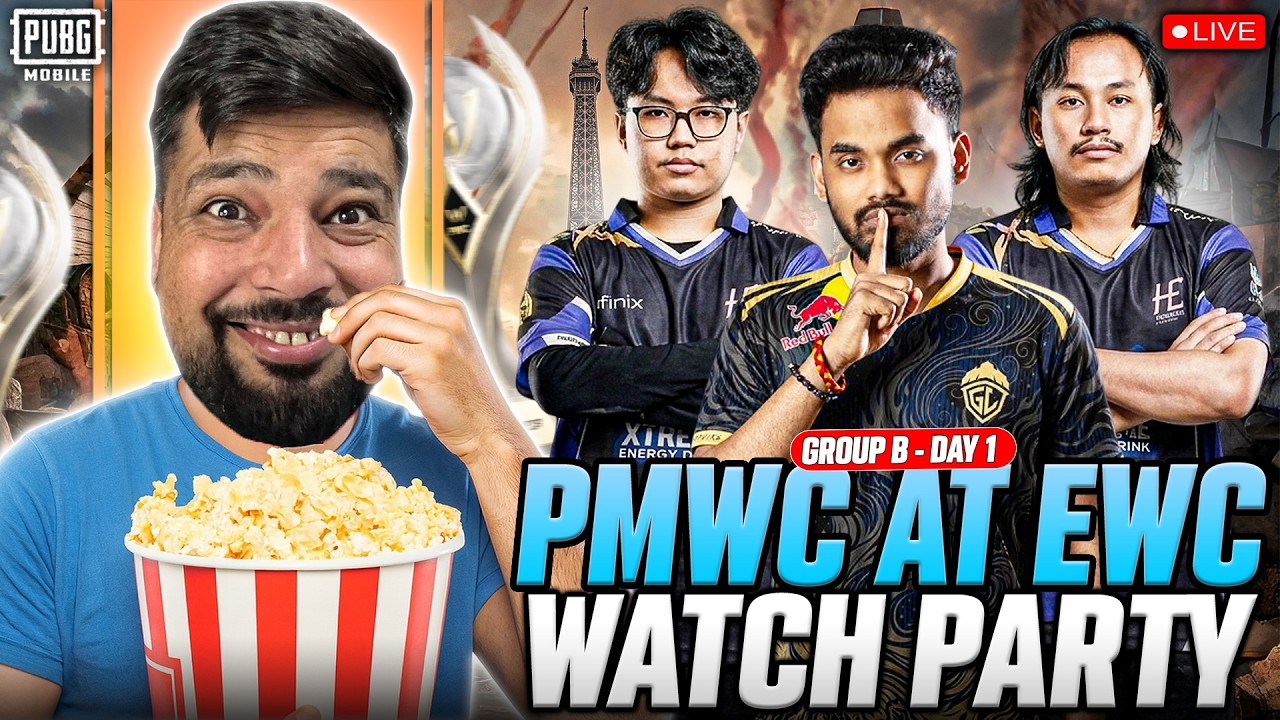 EWC GROUP B - DAY 2 - PUBG MOBILE  | FM Radio Gaming