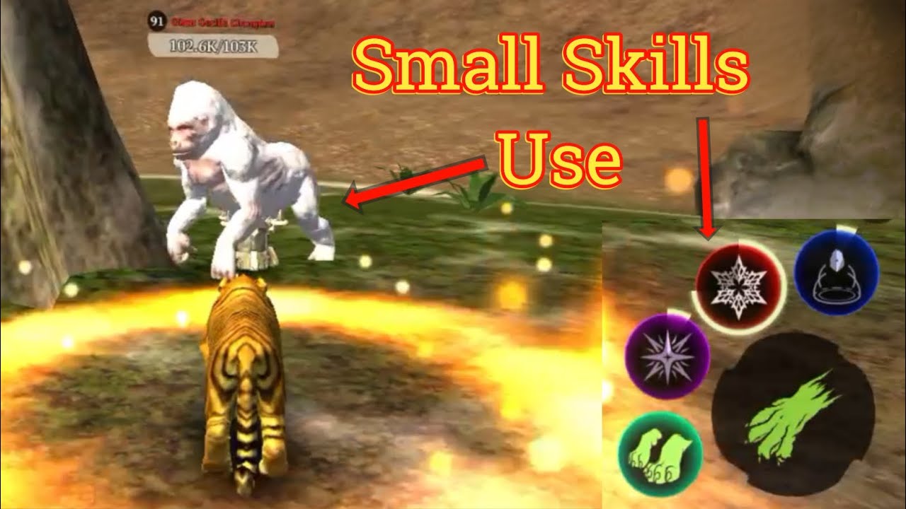 The Tiger - Small Skills Use 🔥 #thetigeronlinesimulator 
