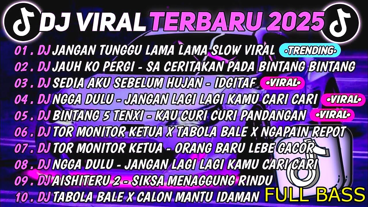 DJ TIKTOK TERBARU 2026🎵DJ JANGAN TUNGGU LAMA LAMA🎵DJ JAUH KO PERGI - SA CERITAKAN PADA BINTANG