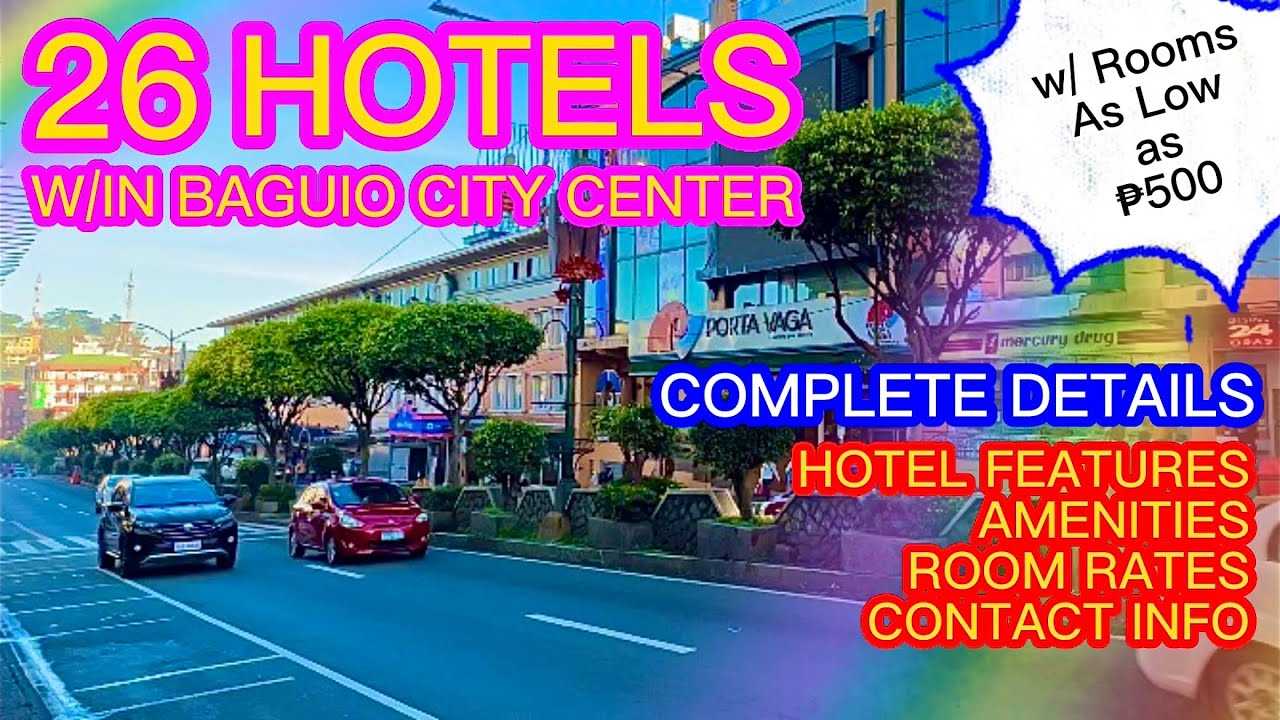 Where to Stay in Baguio City | 26 Hotels at the Center of Baguio City 2023