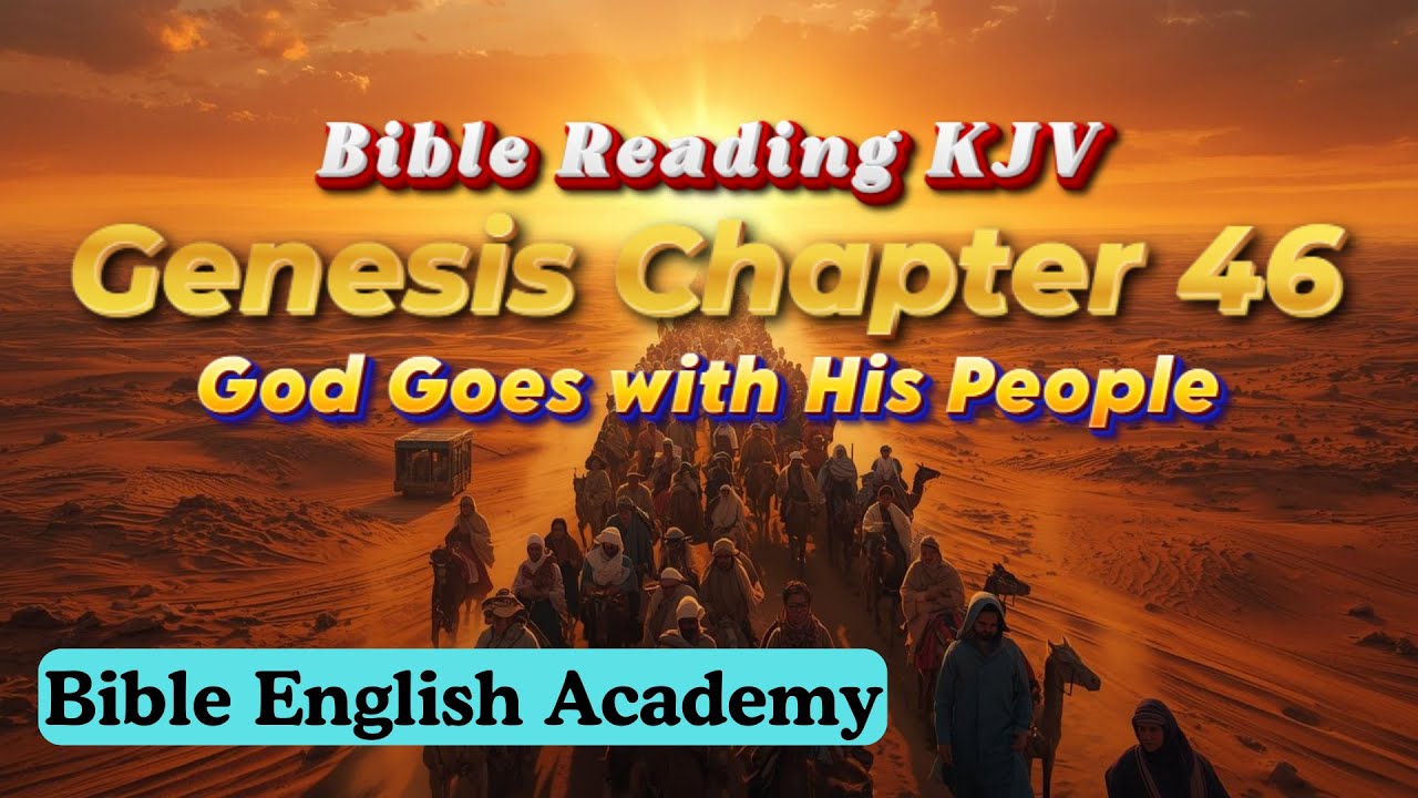 Genesis Chapter 46 — God Goes with His People | KJV  #biblereading  #bibleaudio