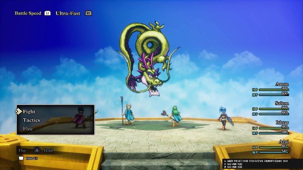 Xenlon in 6 turns | DRAGON QUEST III HD-2D Remake