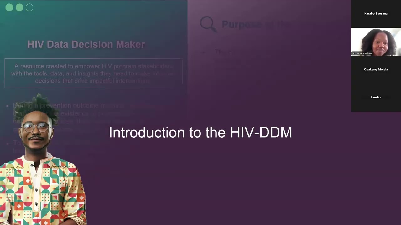 2i Virtual Learning Session | HIV-DDM and Tobi chatbot