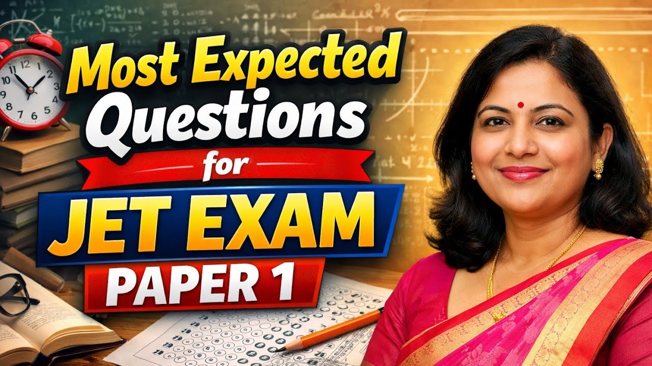 JPSC JET 2026 🔥 Most Expected Questions | Paper 1 Preparation Strategy | By Dr Shukla Manorama