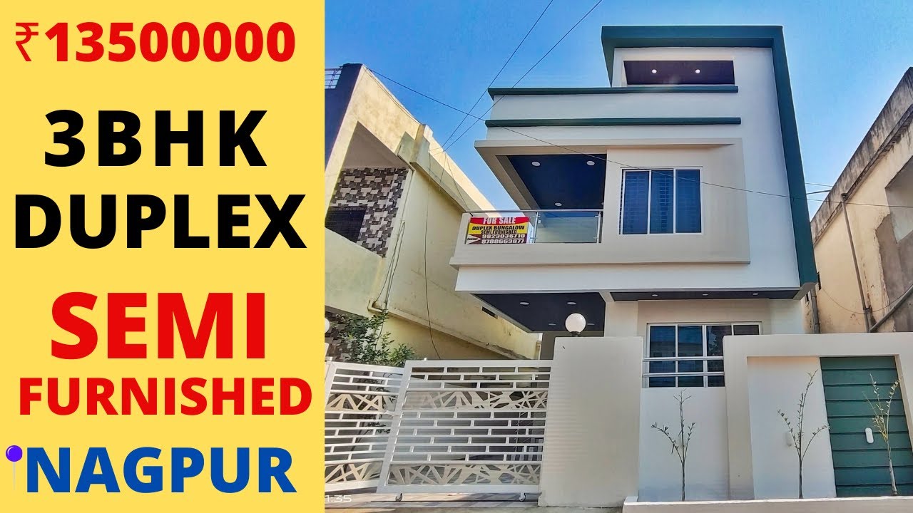 3bhk Semi Furnished Duplex Near Mankapur Nagpur | property for sale in Nagpur | VN31