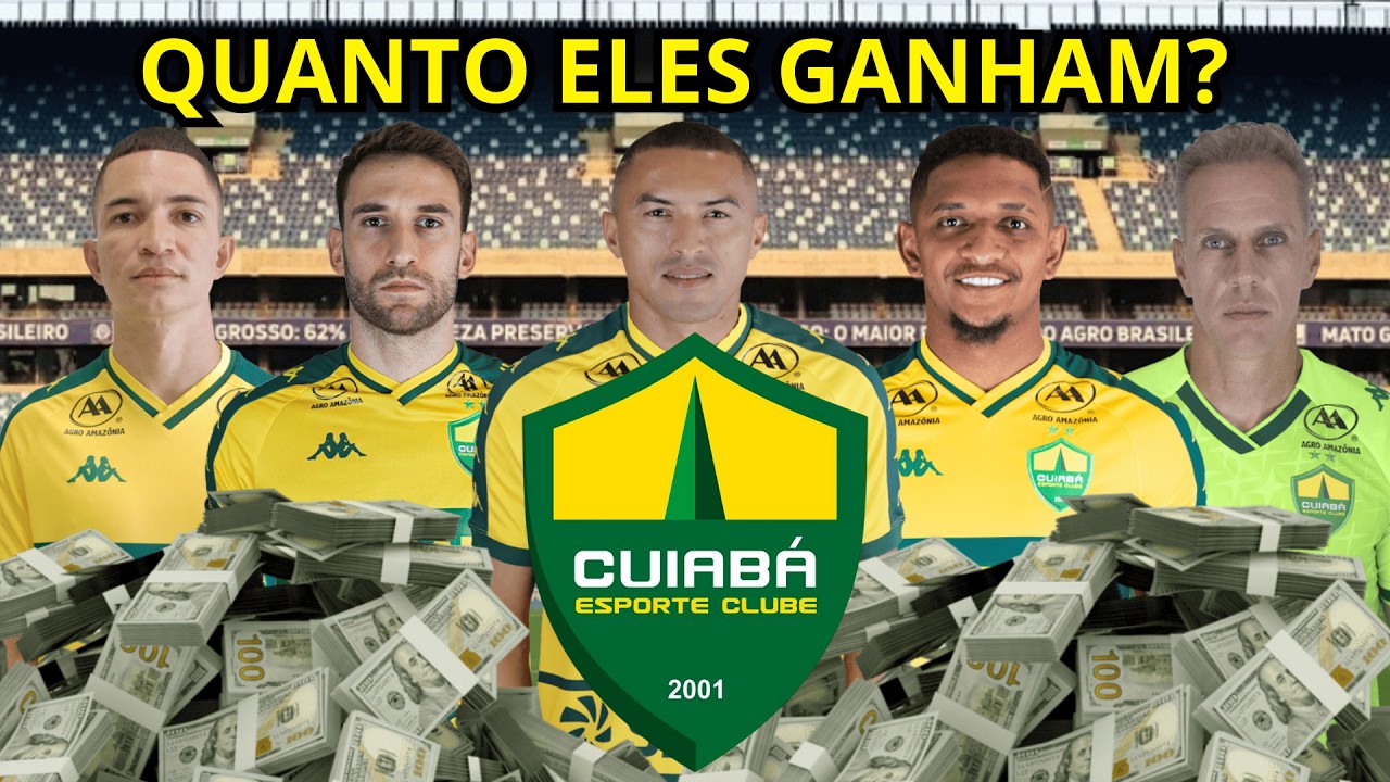 SALÁRIOS DO CUIABÁ 2026 💰 Quanto cada jogador recebe? (Revelado)