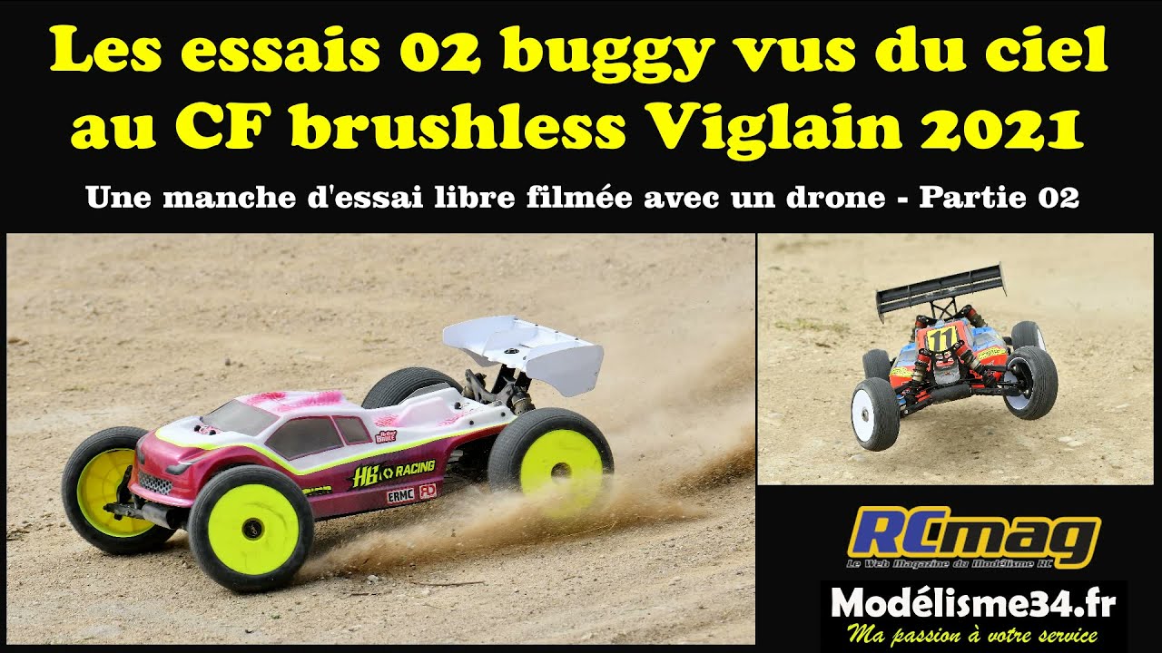 Une manche d'essais prise avec un drone au CF brushless Viglain 2021 - Partie 02