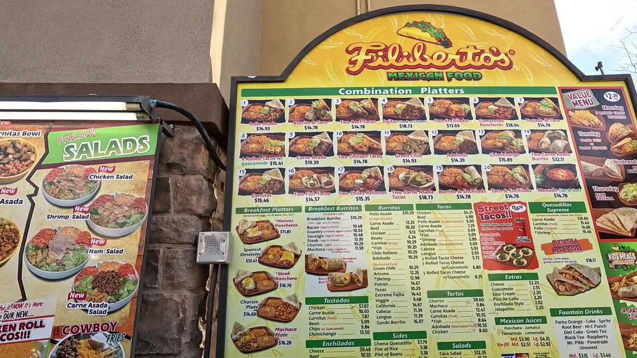$25 Filiberto's Mexican Food Drive Thru, Huevos Rancheros & Machaca Burrito, Buckeye, Arizona, NGH