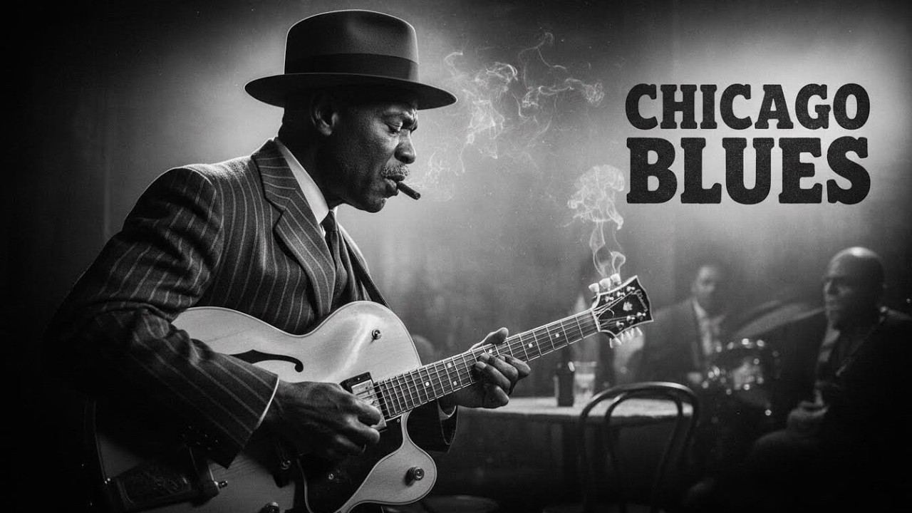 Whiskey Blues & Chicago Nights 🎸 | Slow Blues Music for Late Night Relaxation