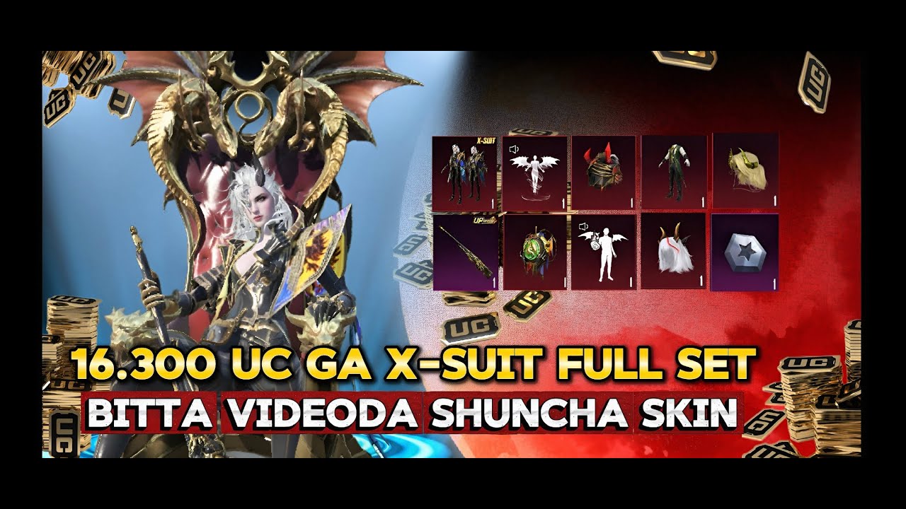 16.300 UC GA X-SUITNI FULL OLDIK. BITTA VODEODA SHUNCHA SKIN 🤯🤯🤯 PUBG MOBILE.