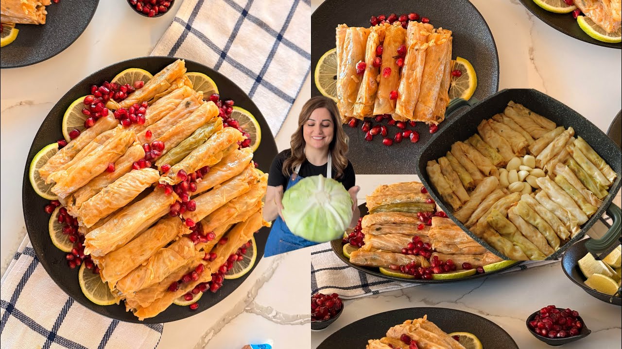 يالنجي الملفوف 😋😋 بشهي 💯💯Stuffed cabbage yalangi