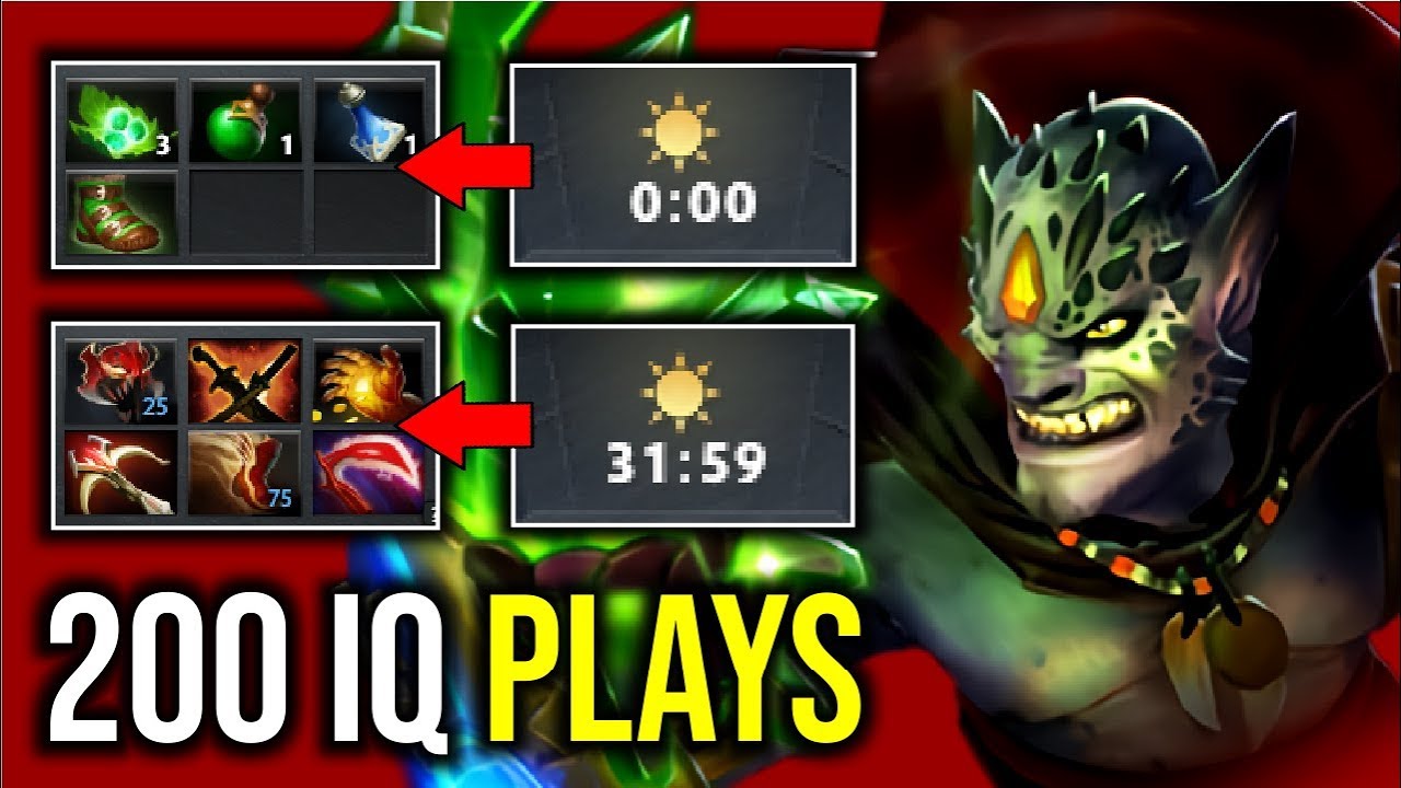 200 IQ PLAYS..!! 0 Min Power Treads Right Click Build Lion 7.21d | Dota 2