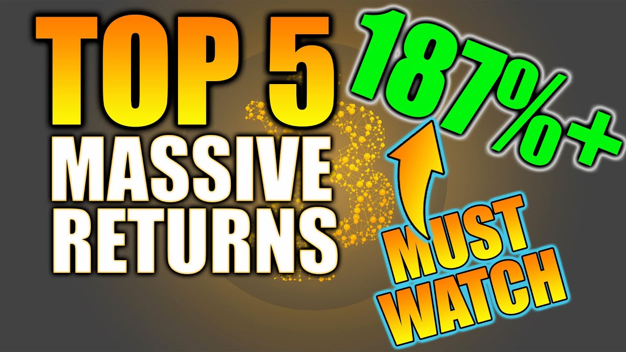 Top 5 ROI Crypto Projects! MASSIVE RETURNS! Sharing MY RETURNS! Crypto ROI & Top 5 Crypto Projects!