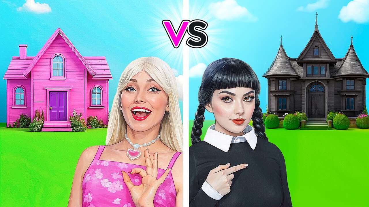 BÜYÜK vs KÜÇÜK Ev Meydan Okuması 🏠 123 GO! ile Kendin Yap Yapı Hileleri ve Eğlenceli El Sanatları