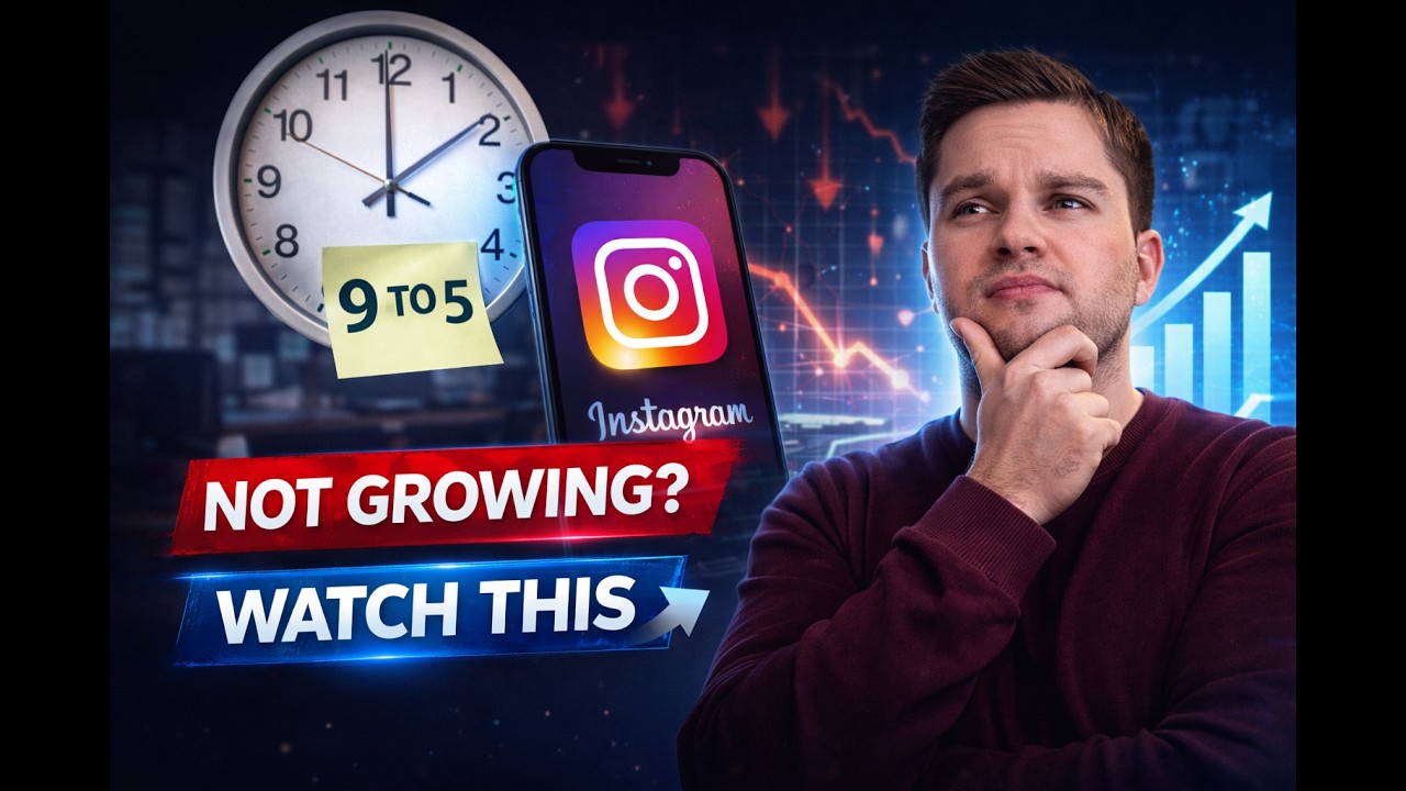 If You Work a 9&ndash;5 and Your Instagram Isn&rsquo;t Growing, Watch This!