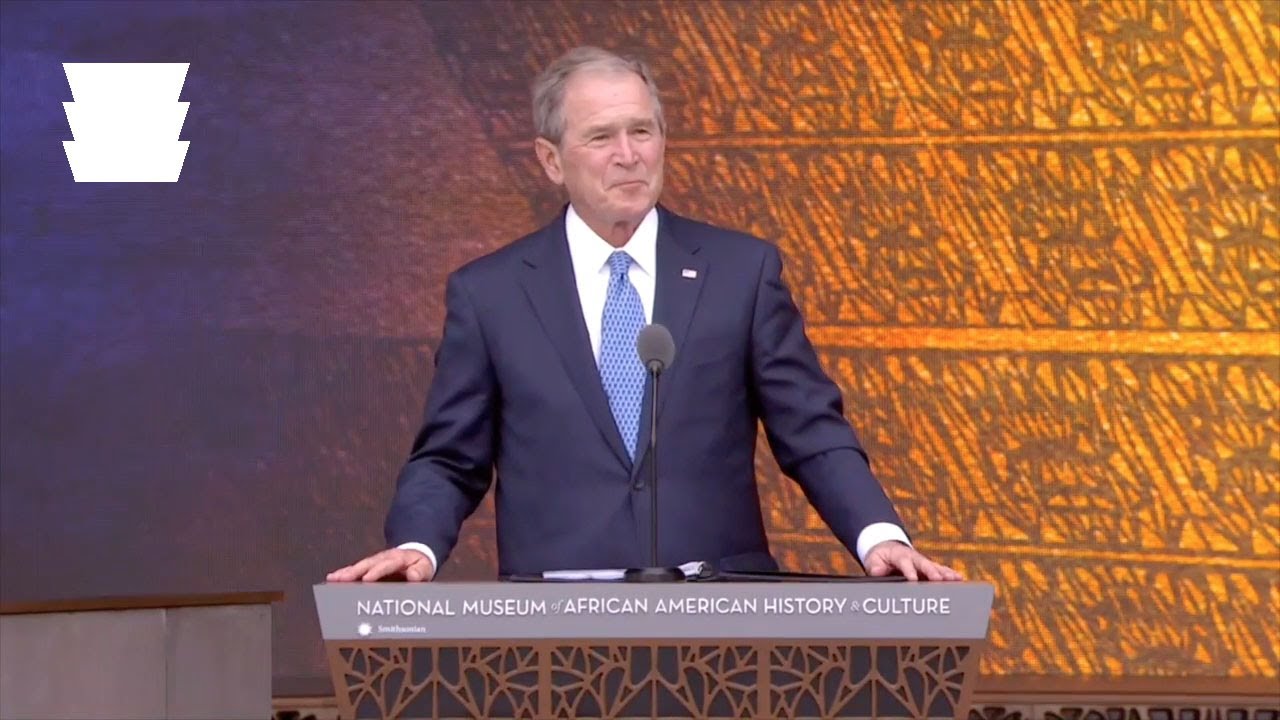 President George W. Bush at the NMAAHC Grand Opening Dedication Ceremony