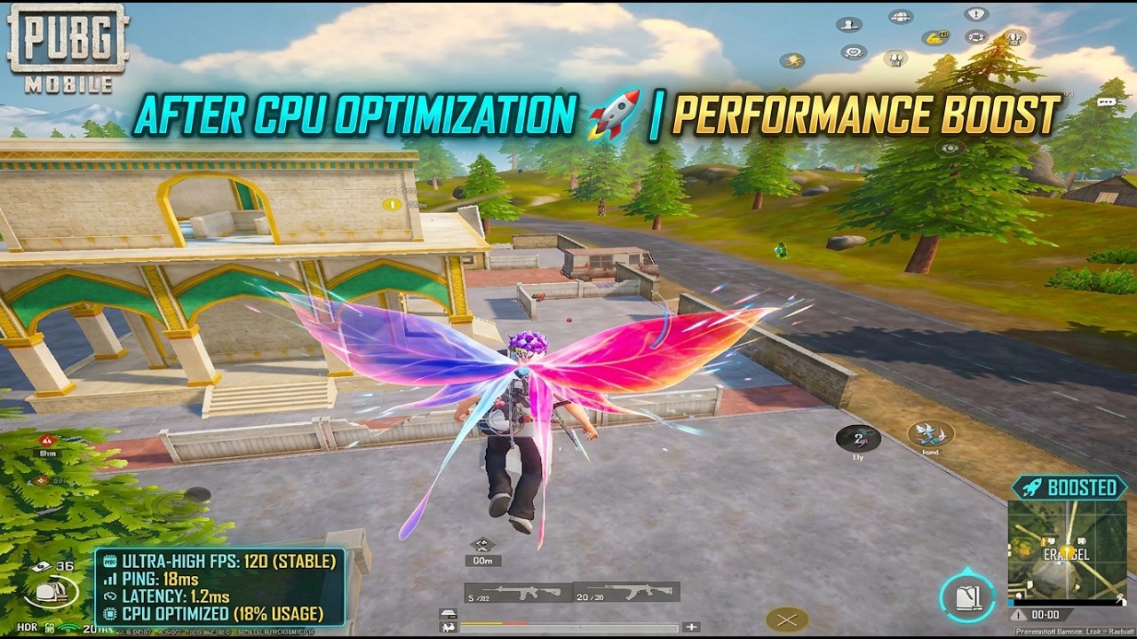 PUBG Mobile Gameplay After CPU Optimization | Performance Boost 🚀