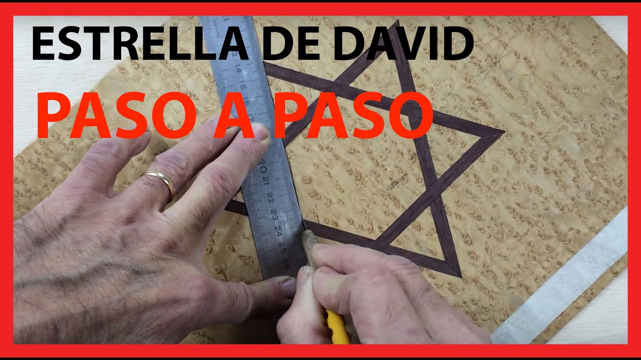 Estrella de David en Marquetería. En Madera Paso a Paso.