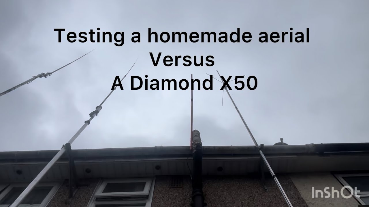 Homemade aerial versus Diamond ￼X50 on the PMR band. 