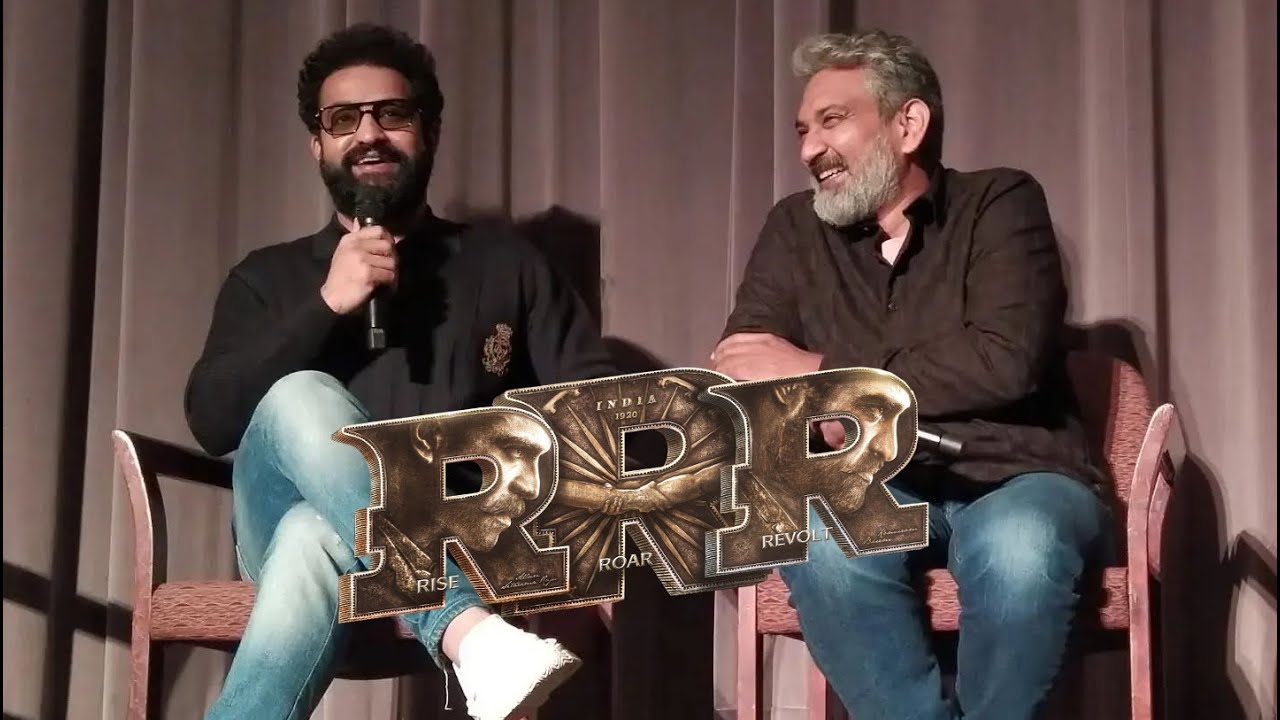 Jr NTR & SS Rajamouli talk RRR movie at Directors Guild of America Los Angeles - January 7, 2023 4K