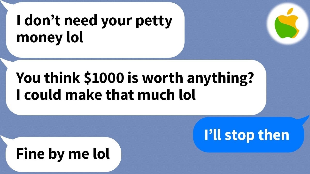 【Apple】 I sent $1000 to my daughter every month when she was in college but...