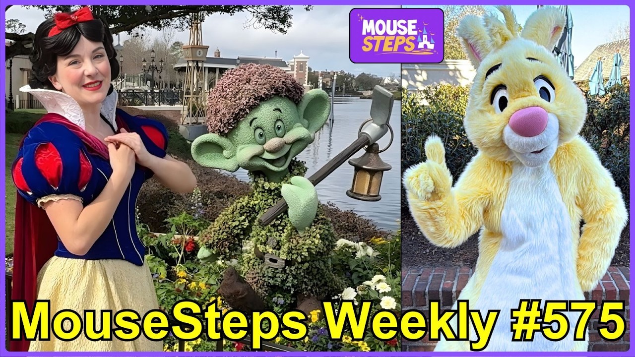 MouseSteps Weekly 575: EPCOT International Flower & Garden Festival Topiary Preview; Magic Kingdom