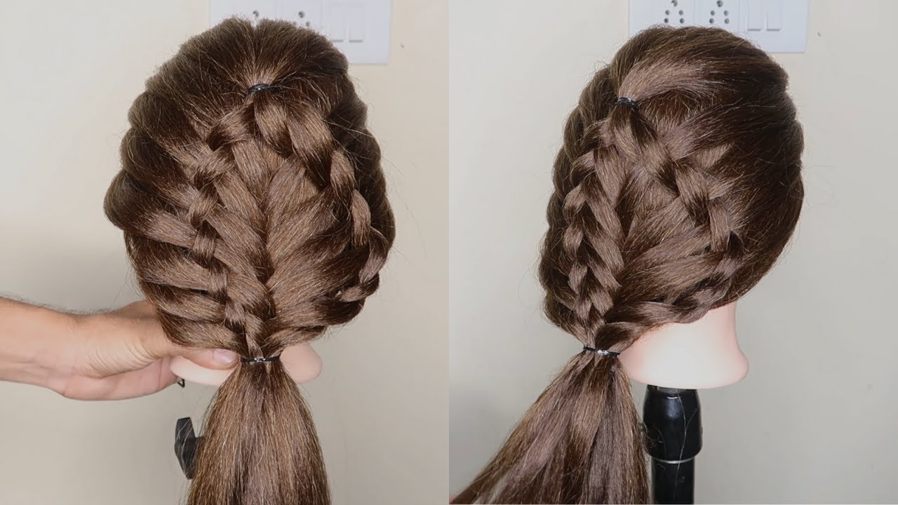 Unique pony for party hairstyle | New trending hairstyle