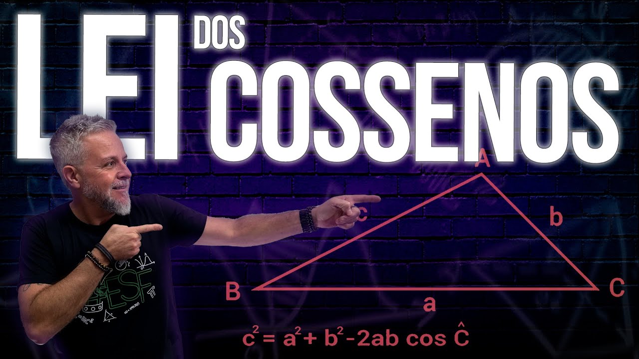 Lei dos Cossenos: Simplificando Tri&acirc;ngulos em 5 Minutos! Aprenda a Aplicar em Geometria e F&iacute;sica!