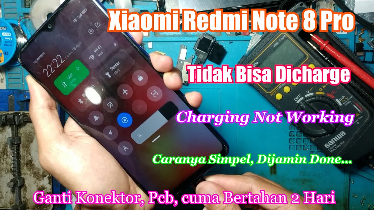Xiaomi Redmi Note 8 Pro Tidak Bisa Di Cas | Charging Not Working Tested