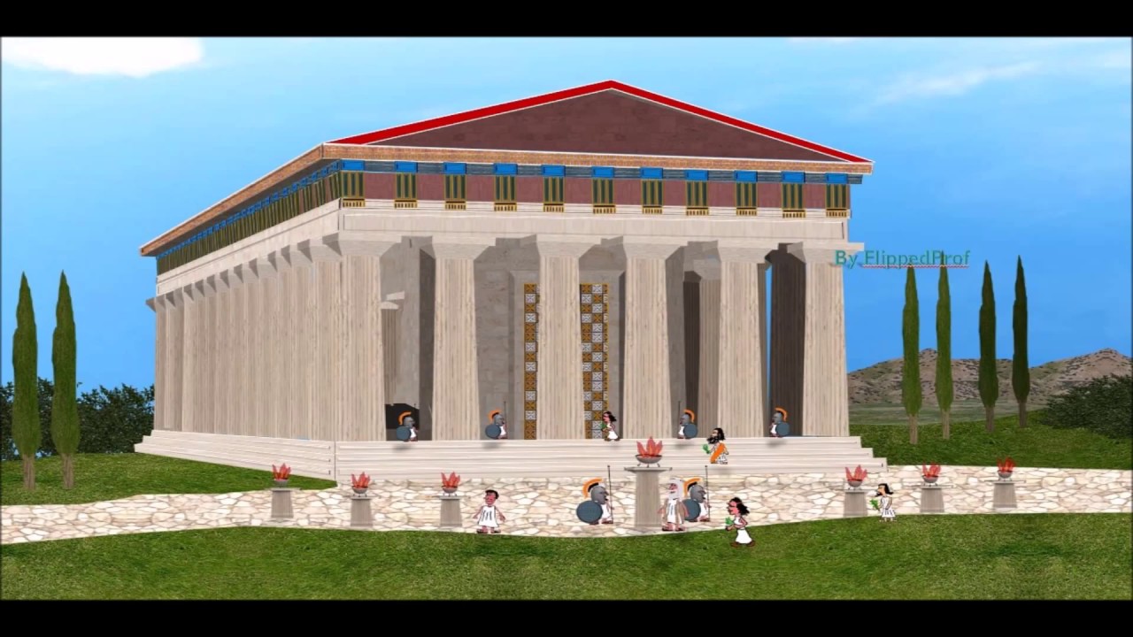 Ancient Greek moments, illustrations by Flipped Prof