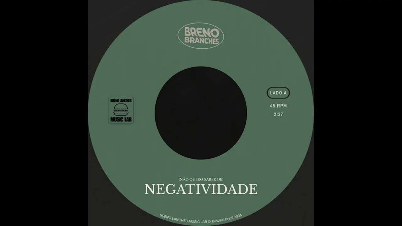Breno Branches - (n&atilde;o quero saber de) negatividade | &aacute;udio oficial