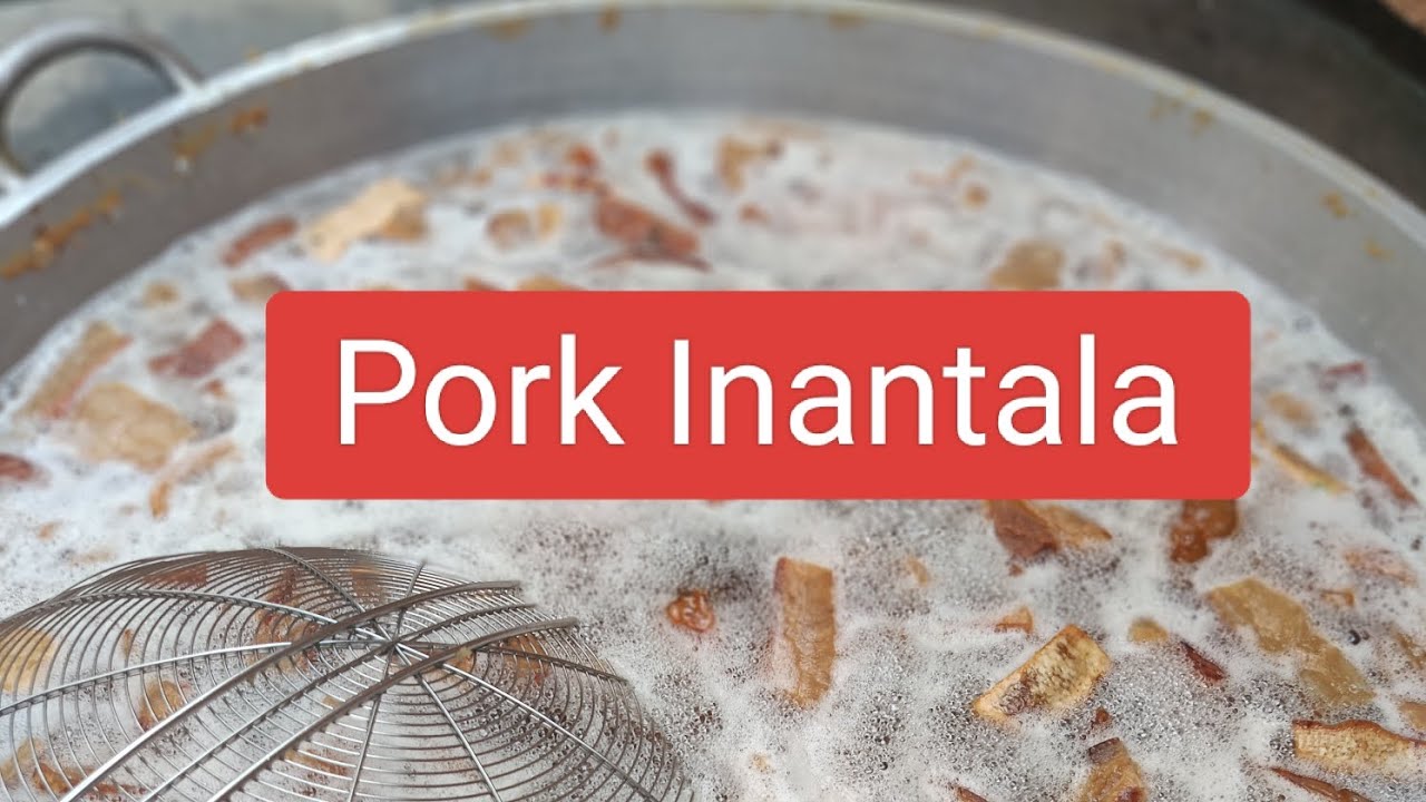 Cooking Pork Chicharon Backfat Inantala