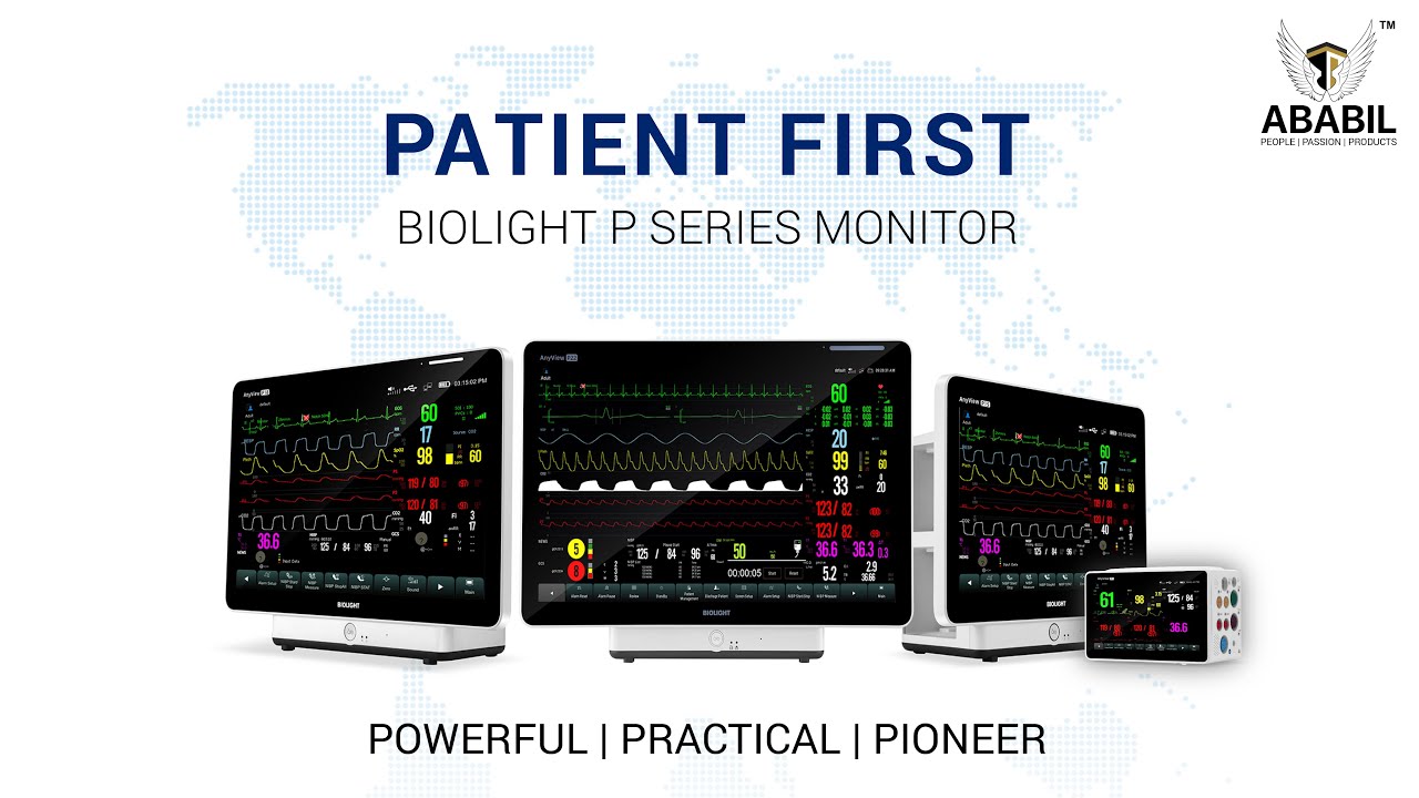 Biolight P Series Patient Monitor – Comprehensive Features Overview | Ababil Healthcare