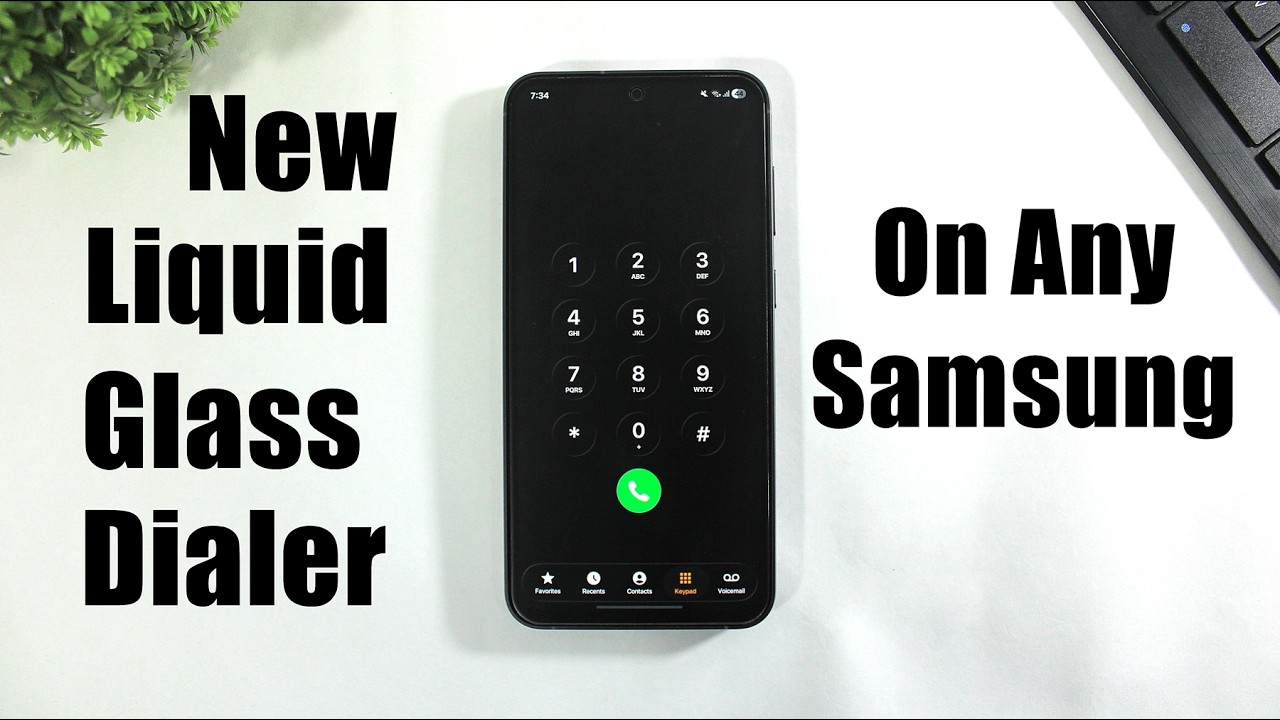 Install New Liquid Glass Dialer On Any Samsung ONE UI 8 | Enable LIQUID GLASS FEATURE On Samsung