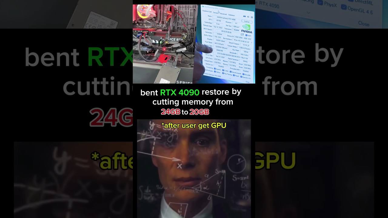 RTX 4090 FIXED by Cutting VRAM 24GB &rarr; 20GB