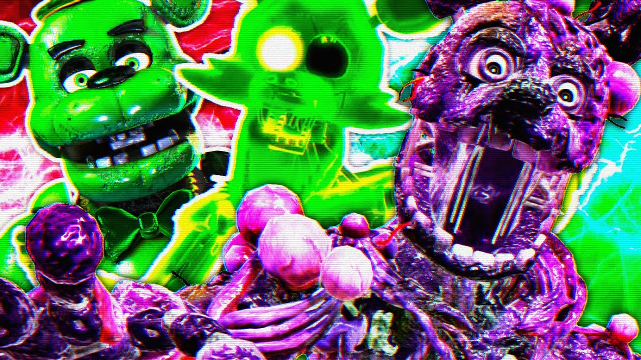FNAF AR ТОКСИЧНЫЙ СПРИНГТРАП и ФОКСИ ВЕСЕЛЯТСЯ ДОМА у FOXY ANIMA ФНАФ АР !!!