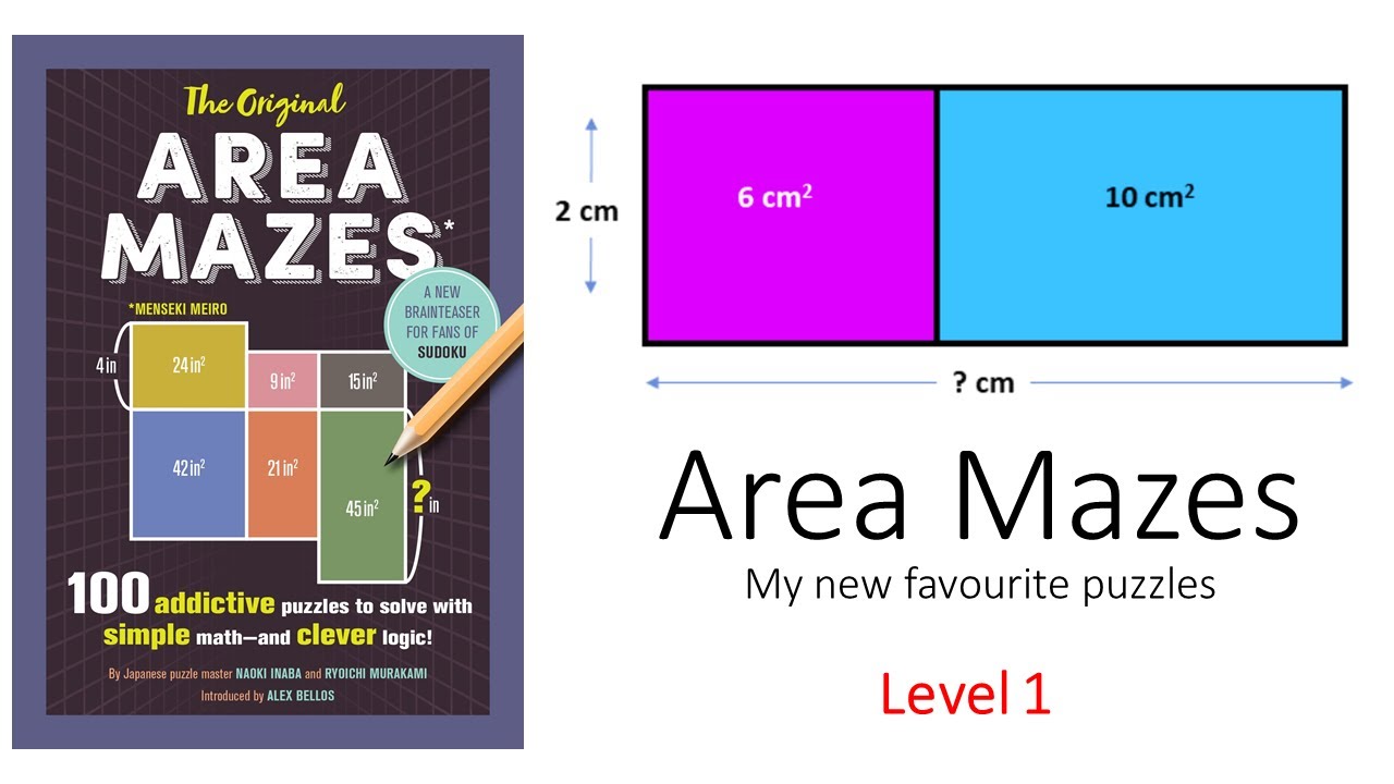 Area Mazes: Elegant and simple puzzles for everyone [Solve with me]
