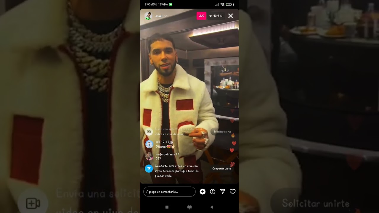 anuel live via Instagram aclara cosas 😱 #anuelaa  #live