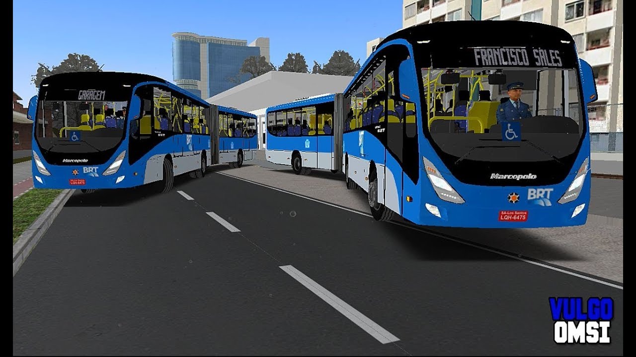 🔵[OMSI 2] Marcopolo Viale BRT Volvo B340M - Linha 144 { CAMPO GRANDE 12 }
