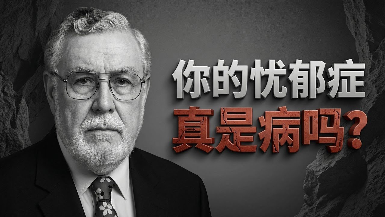 你的抑郁症真是&ldquo;病&rdquo;吗？亚当斯博士的圣经辅导观。#圣经辅导学 #劝诫式辅导法 #亚当斯CompetentToCounsel #基督教与心理学 #教牧关怀 #胜过抑郁焦虑 #圣灵与辅导