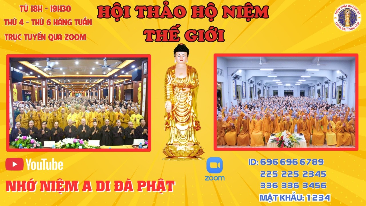 [🔴] TRỰC TIẾP: Đại Đức Thích Tịnh Hải | Hội Thảo Hộ Niệm Thế Giới Ngày 11.03.2026